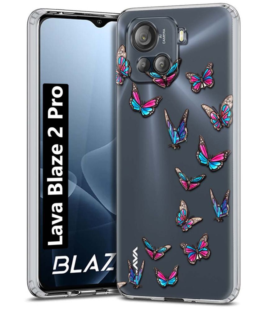     			NBOX Multicolor Printed Back Cover Silicon Compatible For Lava Blaze 2 Pro ( Pack of 1 )