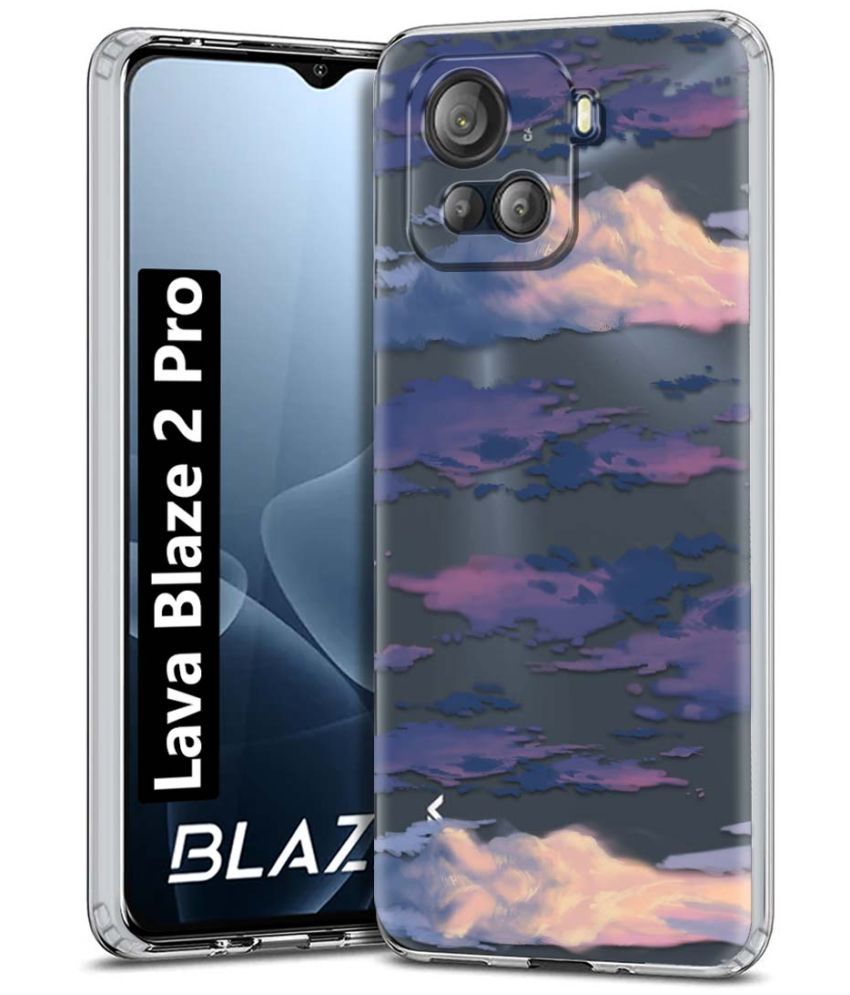     			NBOX Multicolor Printed Back Cover Silicon Compatible For Lava Blaze 2 Pro ( Pack of 1 )