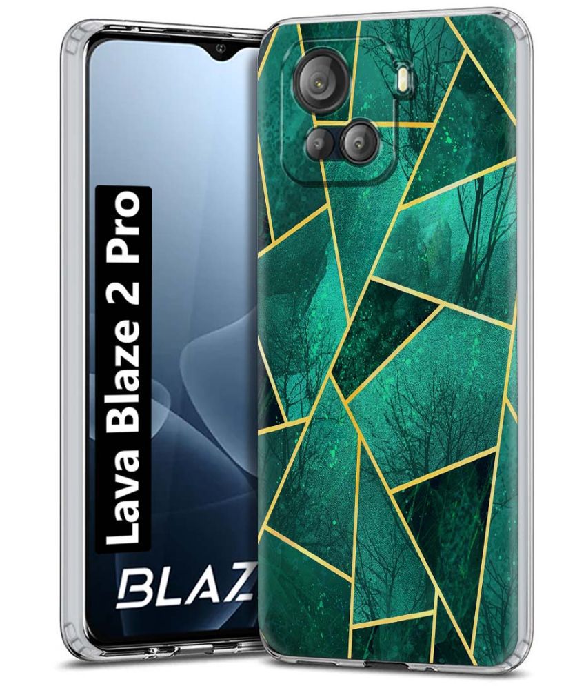     			NBOX Multicolor Printed Back Cover Silicon Compatible For Lava Blaze 2 Pro ( Pack of 1 )