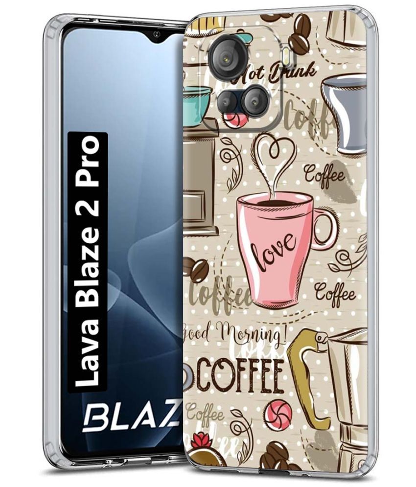     			NBOX Multicolor Printed Back Cover Silicon Compatible For Lava Blaze 2 Pro ( Pack of 1 )