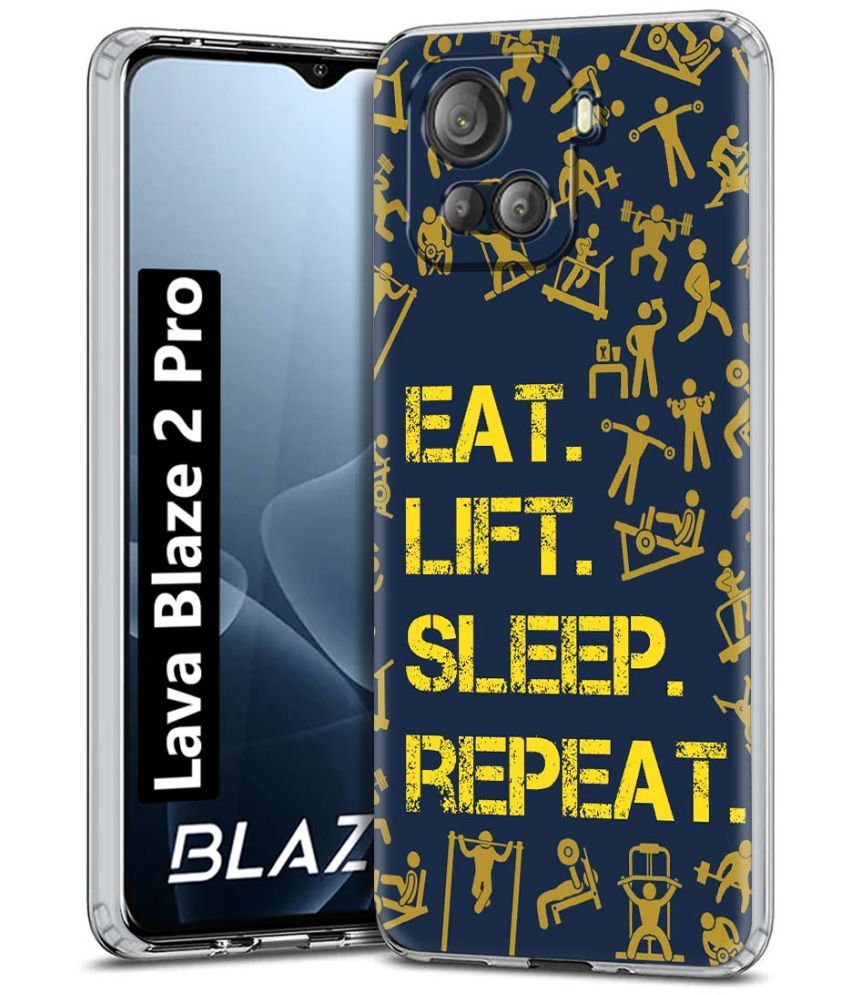     			NBOX Multicolor Printed Back Cover Silicon Compatible For Lava Blaze 2 Pro ( Pack of 1 )