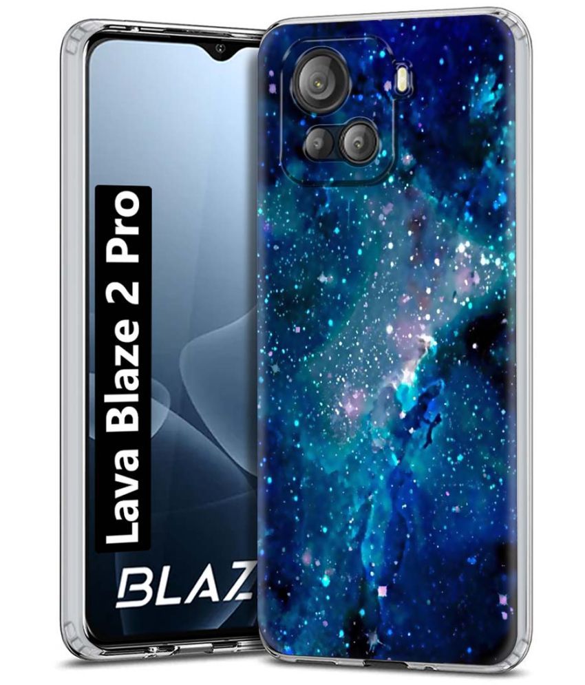     			NBOX Multicolor Printed Back Cover Silicon Compatible For Lava Blaze 2 Pro ( Pack of 1 )