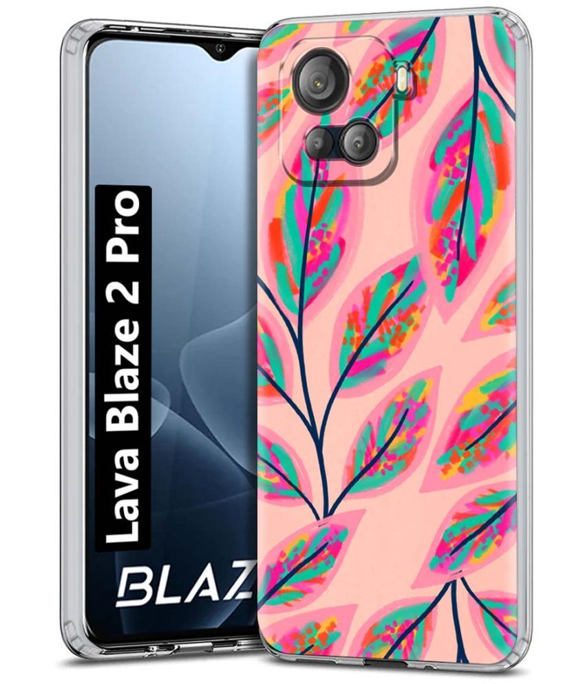     			NBOX Multicolor Printed Back Cover Silicon Compatible For Lava Blaze 2 Pro ( Pack of 1 )