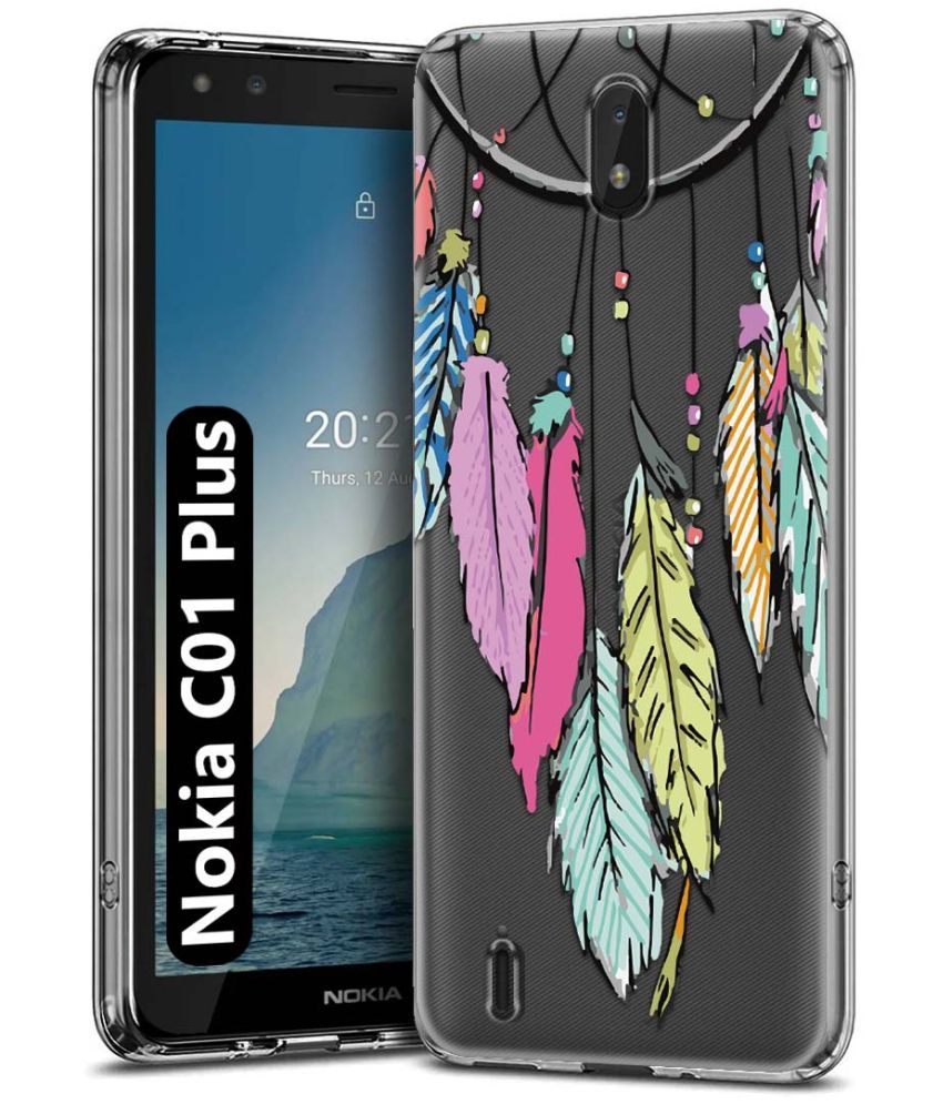     			NBOX Multicolor Printed Back Cover Silicon Compatible For Nokia C01 Plus ( Pack of 1 )