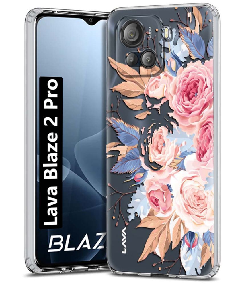     			NBOX Multicolor Printed Back Cover Silicon Compatible For Lava Blaze 2 Pro ( Pack of 1 )