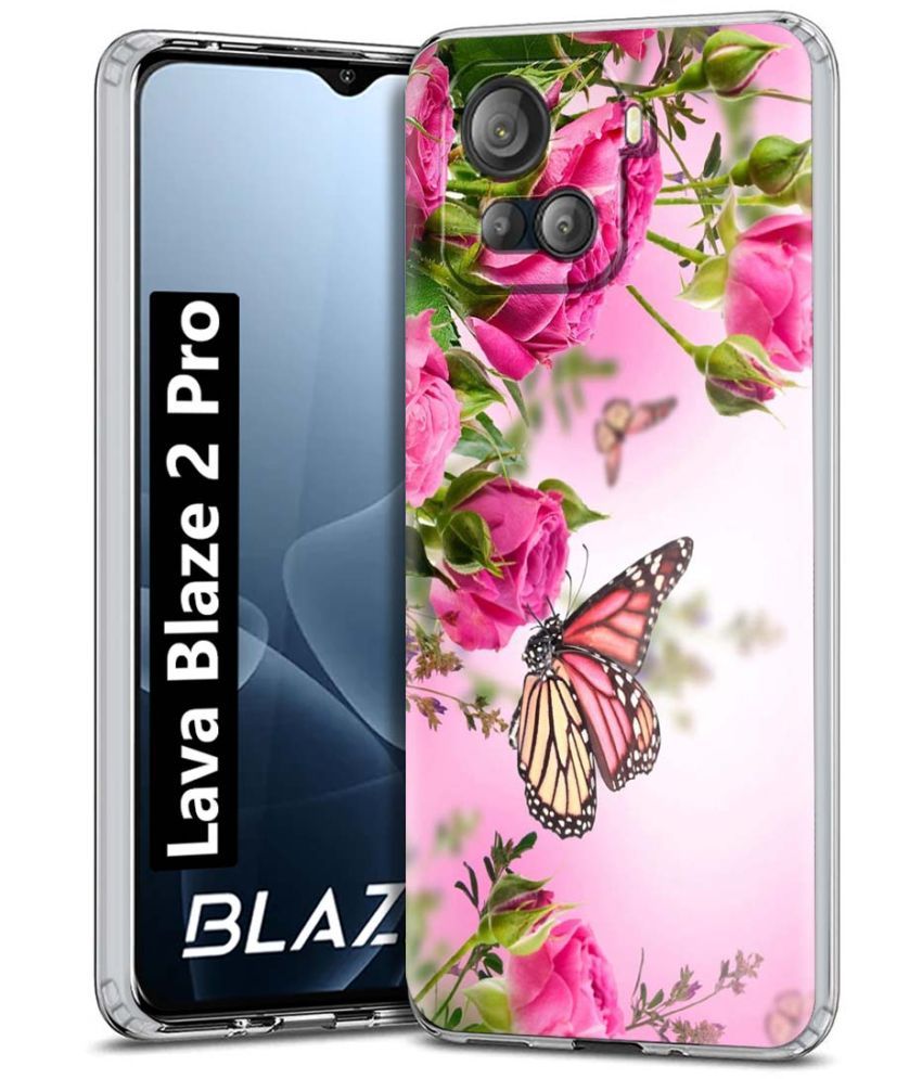     			NBOX Multicolor Printed Back Cover Silicon Compatible For Lava Blaze 2 Pro ( Pack of 1 )