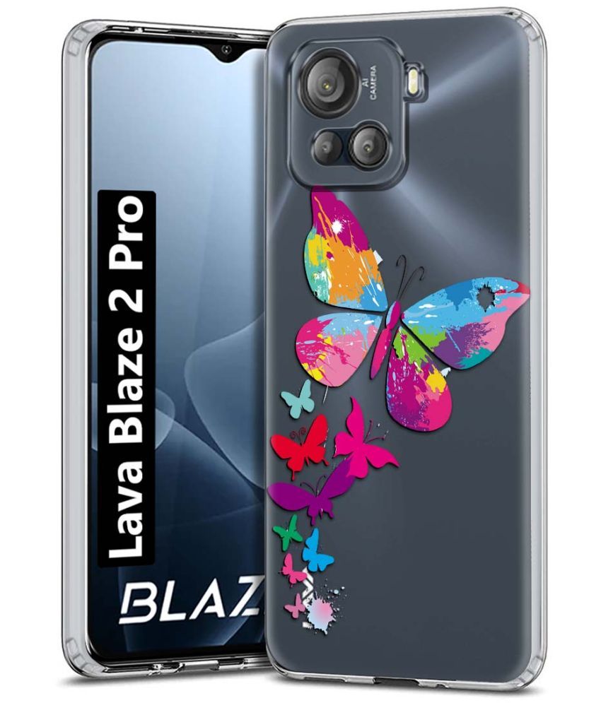     			NBOX Multicolor Printed Back Cover Silicon Compatible For Lava Blaze 2 Pro ( Pack of 1 )