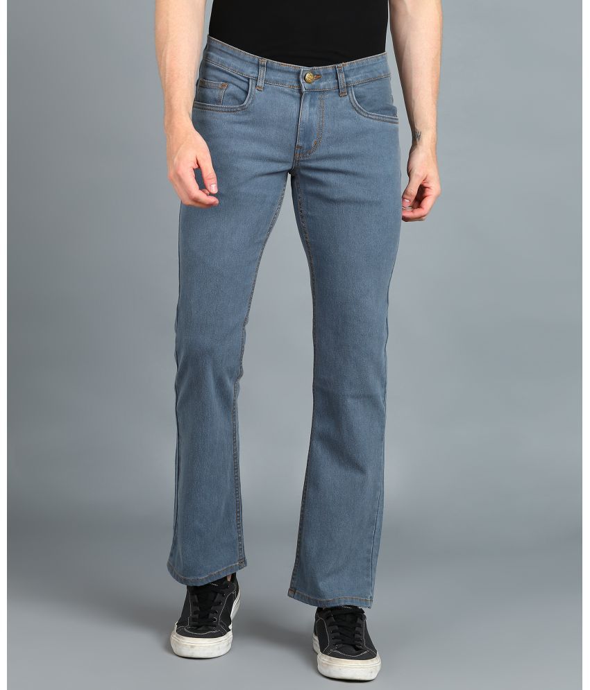     			Urbano Fashion Regular Fit Bootcut Men's Jeans - Light Grey ( Pack of 1 )