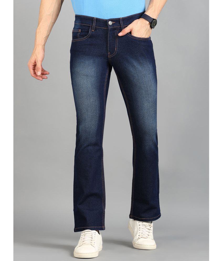     			Urbano Fashion Regular Fit Bootcut Men's Jeans - Dark Blue ( Pack of 1 )