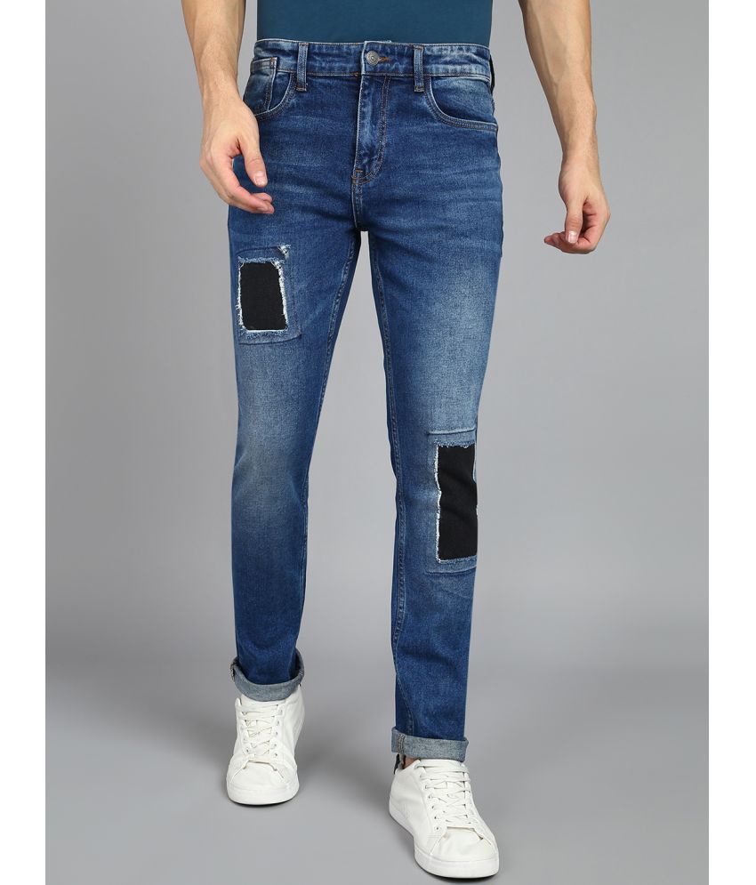    			Urbano Fashion Slim Fit Washed Men's Jeans - Dark Blue ( Pack of 1 )
