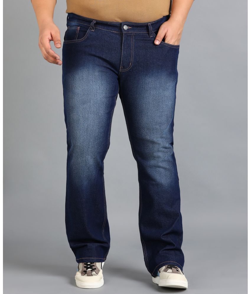     			Urbano Plus Regular Fit Bootcut Men's Jeans - Dark Blue ( Pack of 1 )