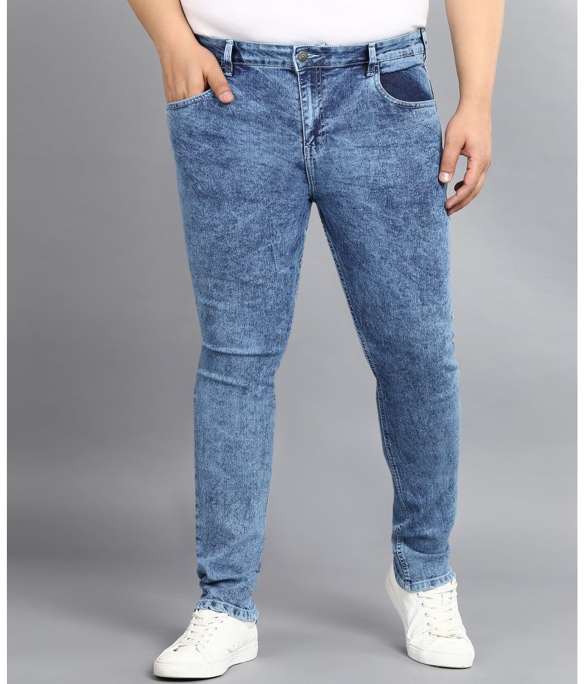     			Urbano Plus Regular Fit Washed Men's Jeans - Indigo ( Pack of 1 )