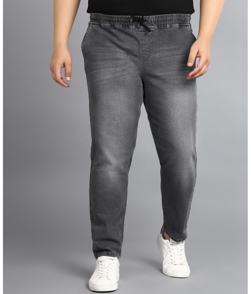     			Urbano Plus Regular Fit Washed Men's Jeans - Grey Melange ( Pack of 1 )