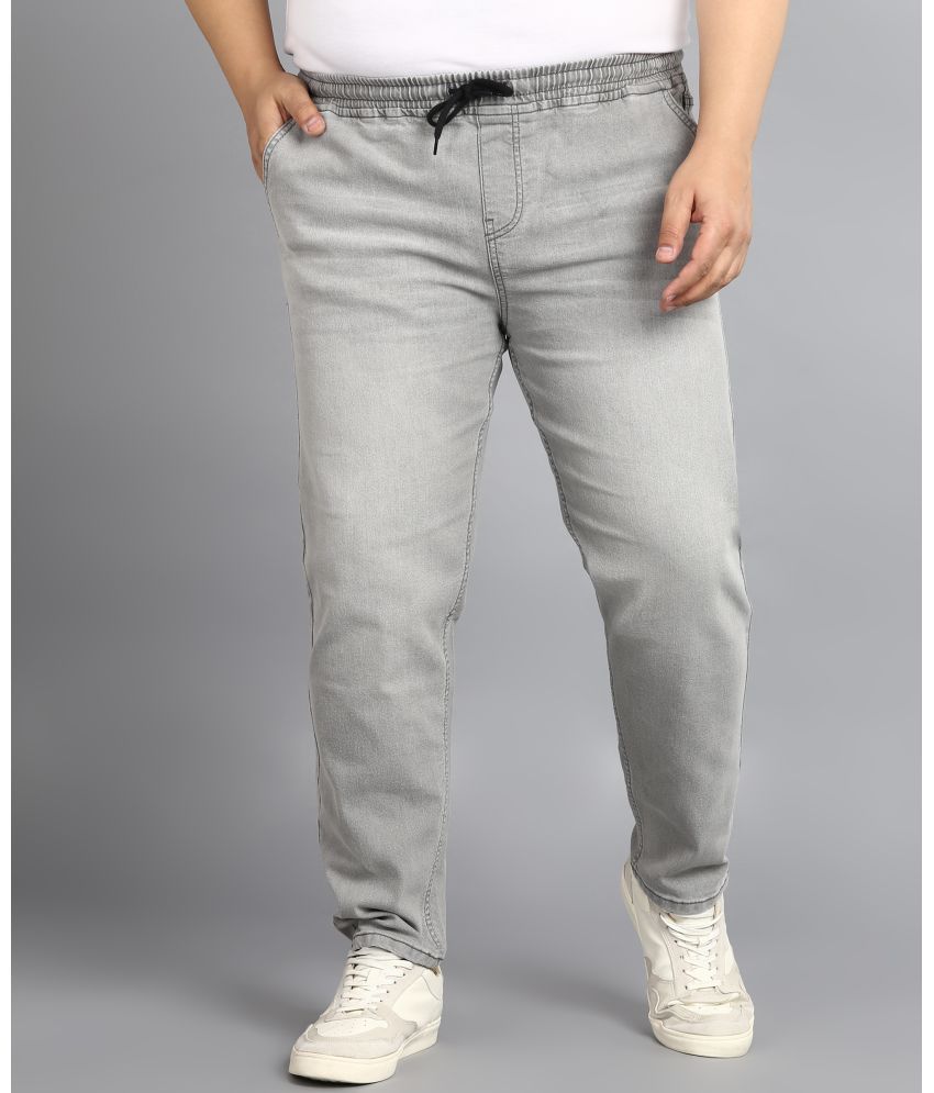     			Urbano Plus Regular Fit Washed Men's Jeans - Grey ( Pack of 1 )