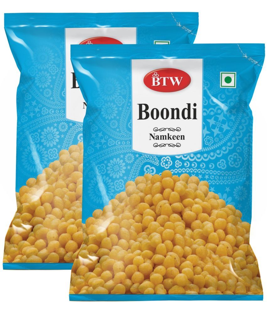     			BTW Boondi Namkeen 400g (200g X 2)