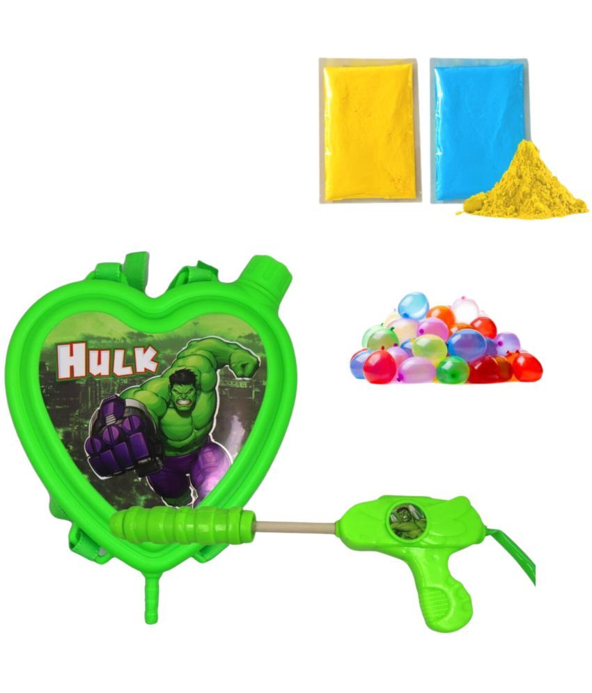     			DealBindaas Holi Pichkariun Water Blaster With Back Holding Tank Water Capacity 1 Liters Spray Squirt Pistol Pump Water Play Toy