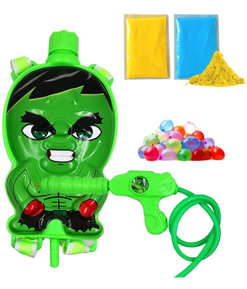     			DealBindaas Small Holi Pichkari Back-Pack Water Tank Pichkari, Water Blaster with Back Holding Tank Spray Squirt Pistol Pump Water Play Toy