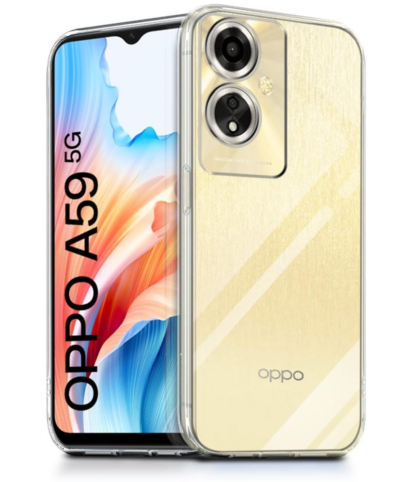     			Doyen Creations Plain Cases Compatible For Silicon OPPO A59 5G ( Pack of 1 )