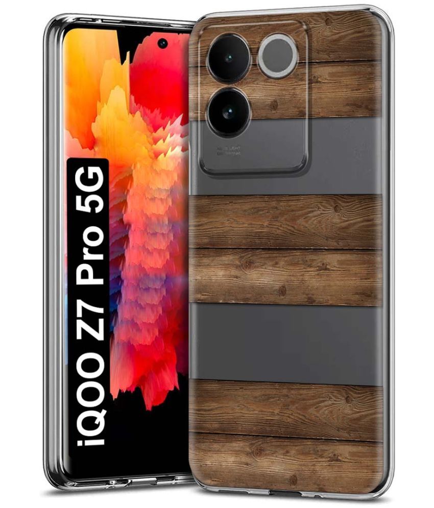     			Fashionury Multicolor Printed Back Cover Silicon Compatible For iQOO Z7 Pro 5G ( Pack of 1 )