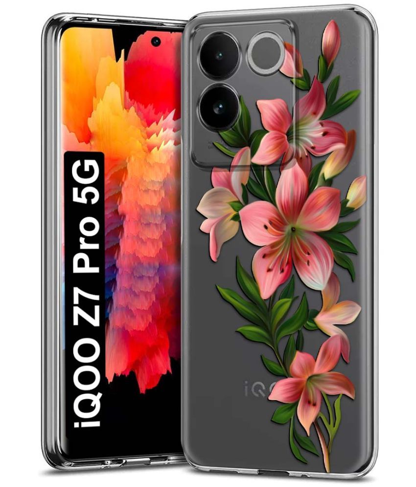     			Fashionury Multicolor Printed Back Cover Silicon Compatible For iQOO Z7 Pro 5G ( Pack of 1 )