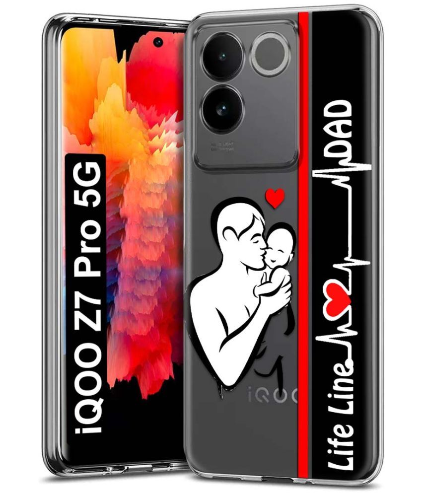     			Fashionury Multicolor Printed Back Cover Silicon Compatible For iQOO Z7 Pro 5G ( Pack of 1 )