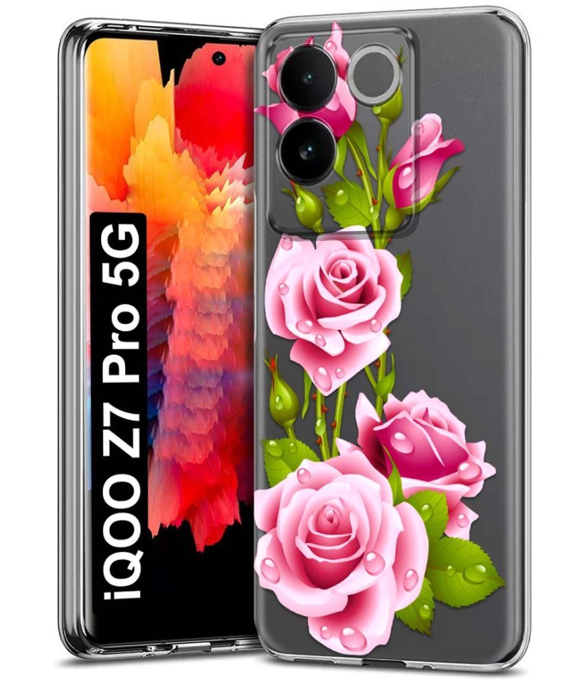     			Fashionury Multicolor Printed Back Cover Silicon Compatible For iQOO Z7 Pro 5G ( Pack of 1 )