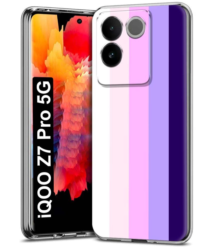     			Fashionury Multicolor Printed Back Cover Silicon Compatible For iQOO Z7 Pro 5G ( Pack of 1 )