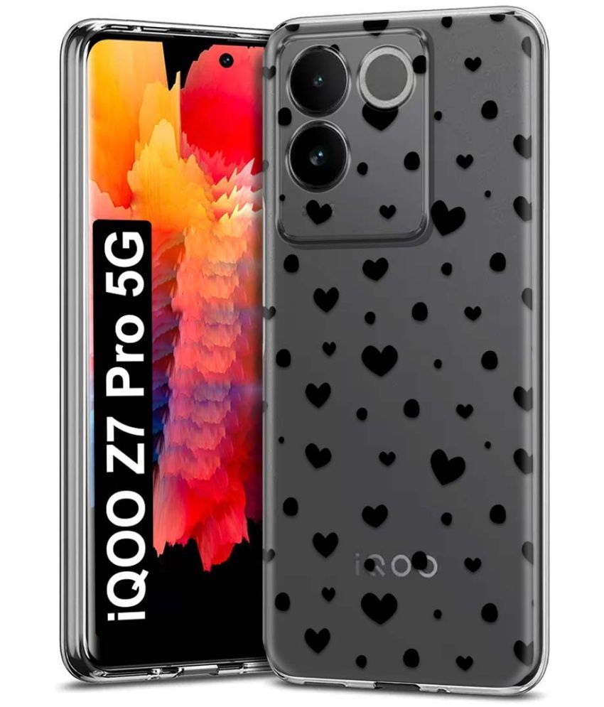     			Fashionury Multicolor Printed Back Cover Silicon Compatible For iQOO Z7 Pro 5G ( Pack of 1 )