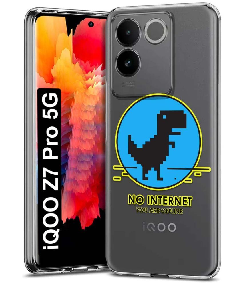     			Fashionury Multicolor Printed Back Cover Silicon Compatible For iQOO Z7 Pro 5G ( Pack of 1 )