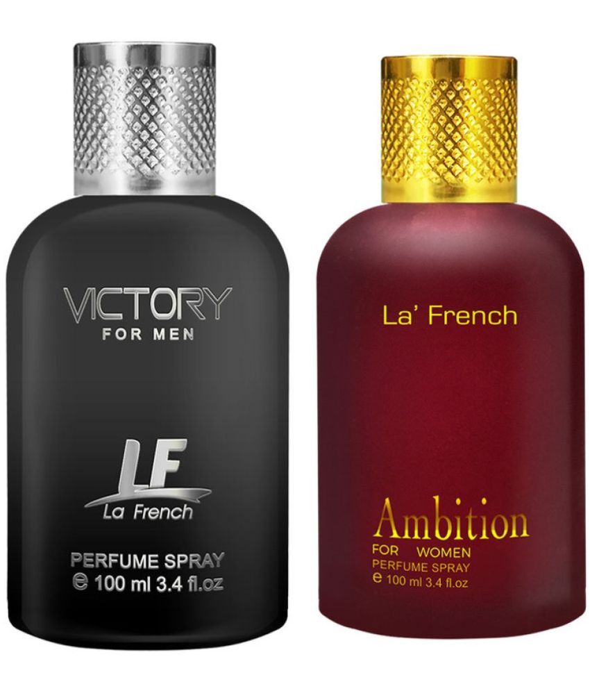     			LA FRENCH Ambition & Victory Deodorant Spray & Perfume For Unisex 200ml ( Pack of 2 )