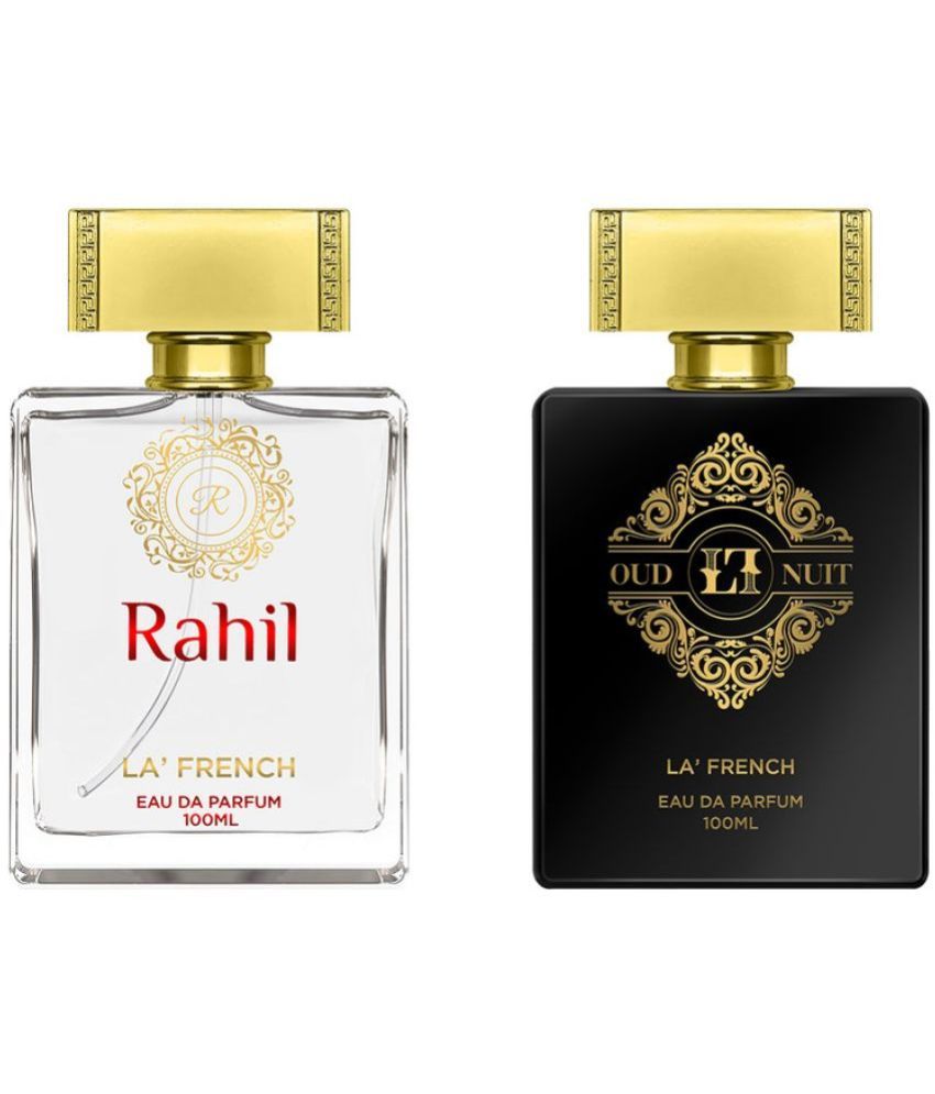     			LA FRENCH Rahil & Oud Nuit Eau De Parfum (EDP) For Unisex 200ml ( Pack of 2 )