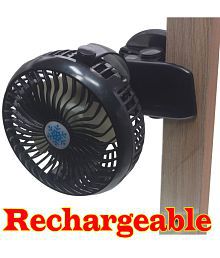 JMALL Rechargeable Fan Mini Clip Rechargeable Fan