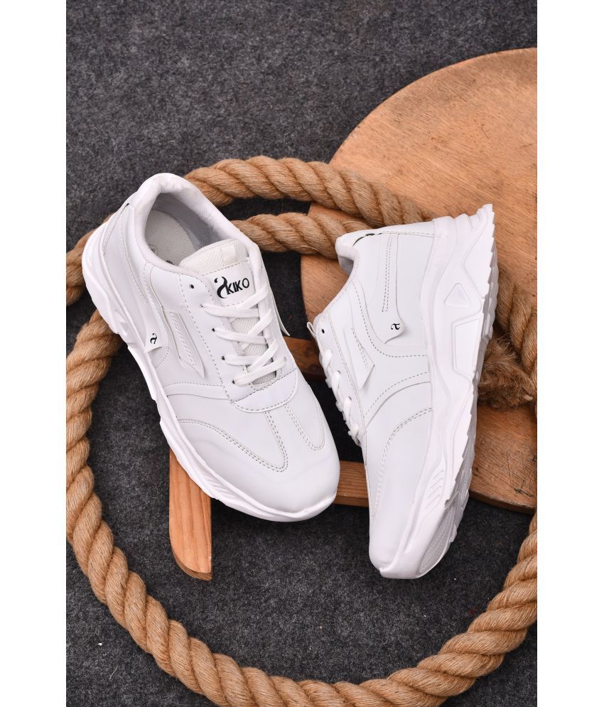     			Akiko White Women's Sneakers