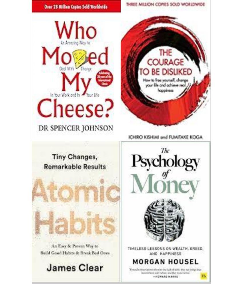     			Atomic Habits + Psychology of Money + Who Moved My Cheese? + The Courage To Be Disliked