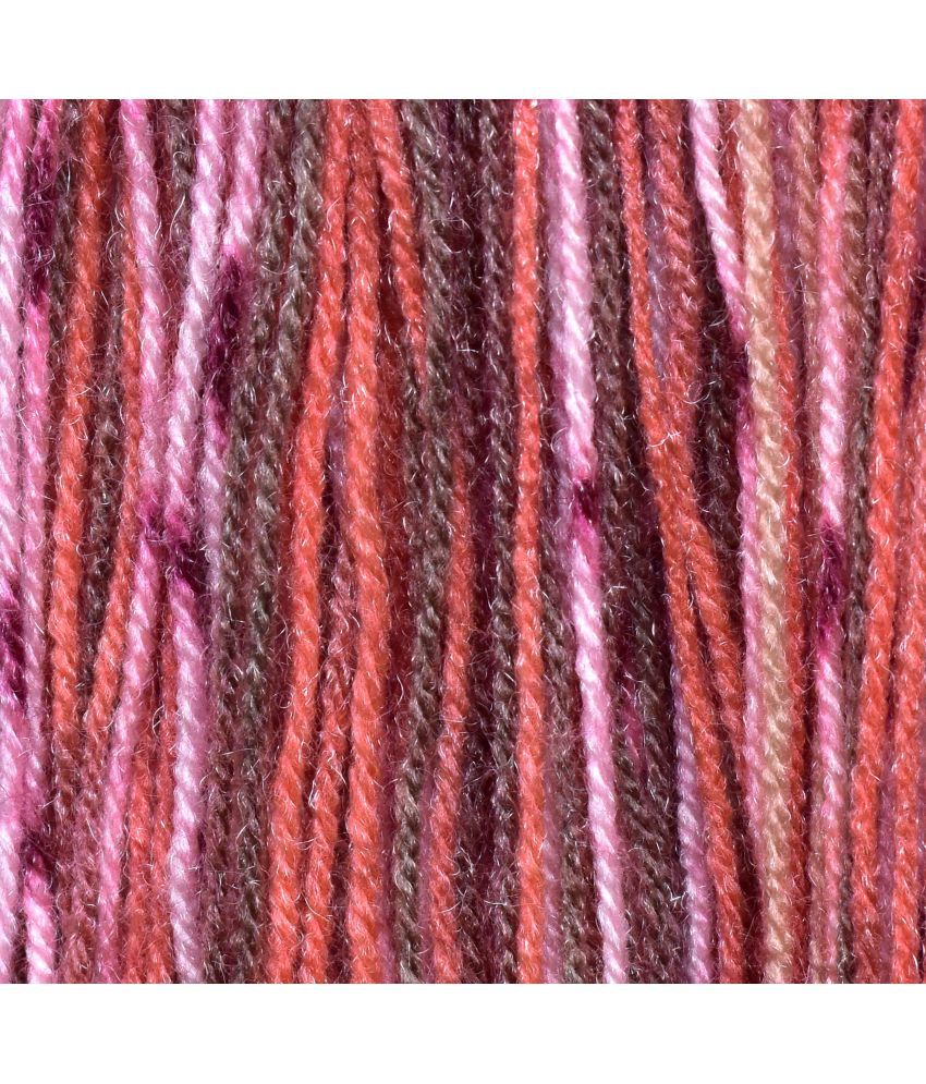     			GANGA Glow Knitting Yarn Wool, Icey Pink 500 gm Woolen Crochet Yarn Thread. Best Used with Knitting Needles, Crochet Needles. SIMI Enterprise Wool Yarn for Knitting. Best Woolen Thread.