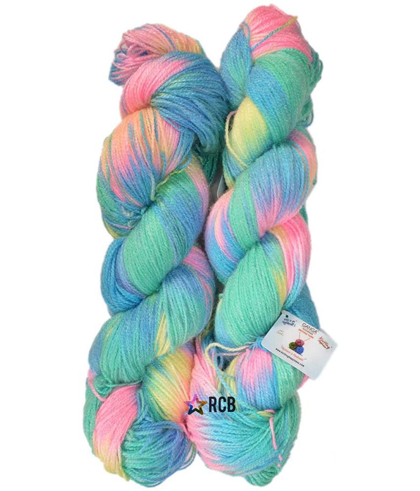     			Ganga Glow Knitting Yarn Wool, Icey Pink 600 gm Woolen Crochet Yarn Thread. Best Used with Knitting Needles, Crochet Needles. Ganga Wool Yarn for Knitting. Best Woolen Thread. Shade no -5