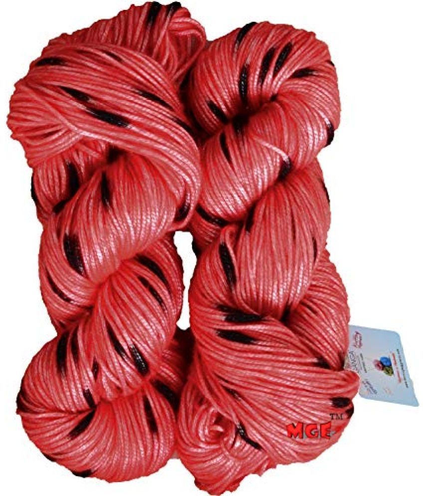     			Ganga Knitting Wool, Flite Joy Red 500 gm Best Used with Knitting Needles, Crochet Needles Medium Thick Wool Yarn for Knitting. by Ganga