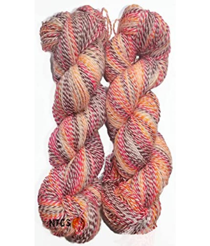     			Ganga Zinea Hand Knitting Yarn (Mult) (Hanks-300gms)