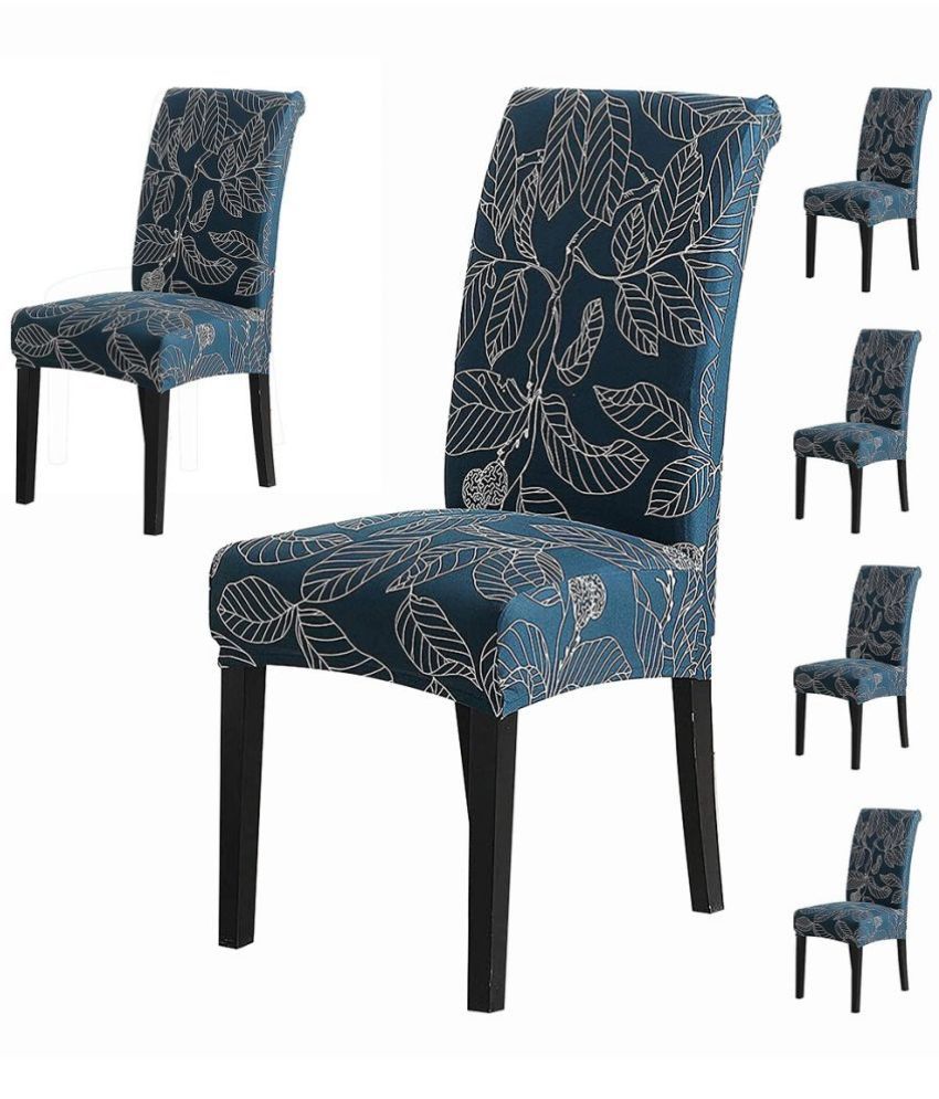     			House Of Quirk 1 Seater Polyester Chair Cover ( Pack of 6 )