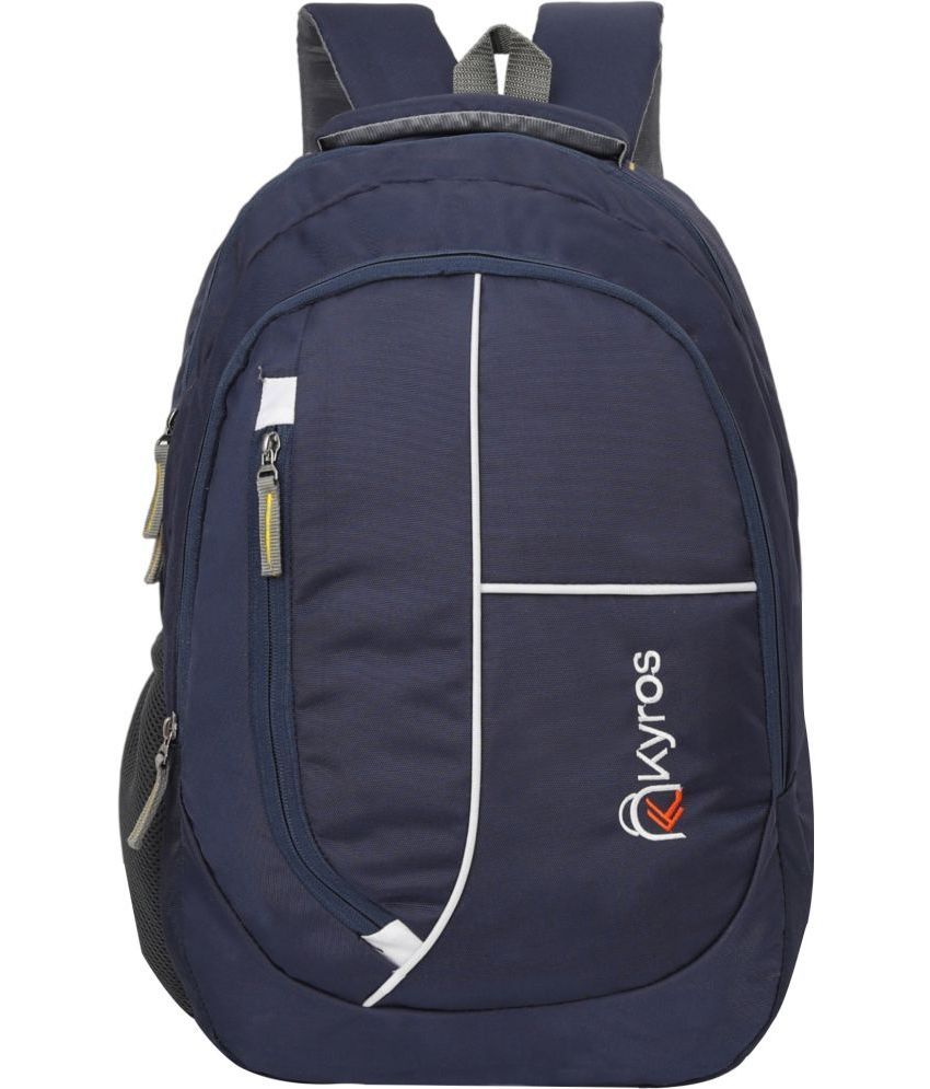     			Kyros Blue Polyester Backpack ( 42 Ltrs )