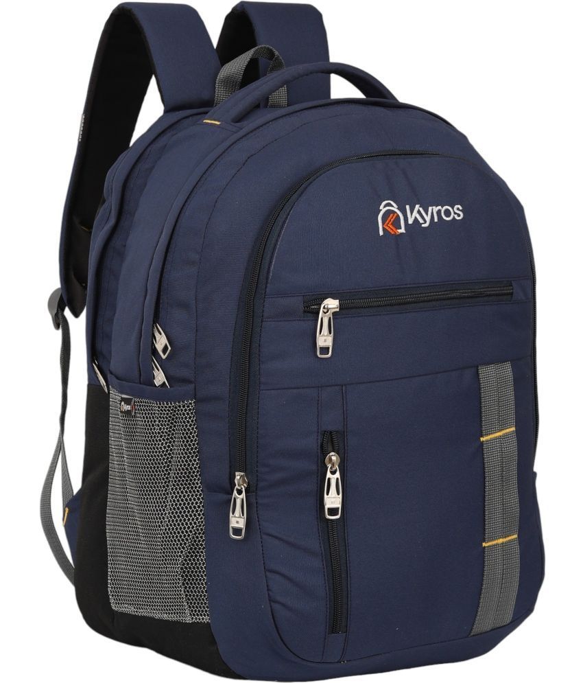     			Kyros Blue Polyester Backpack ( 45 Ltrs )