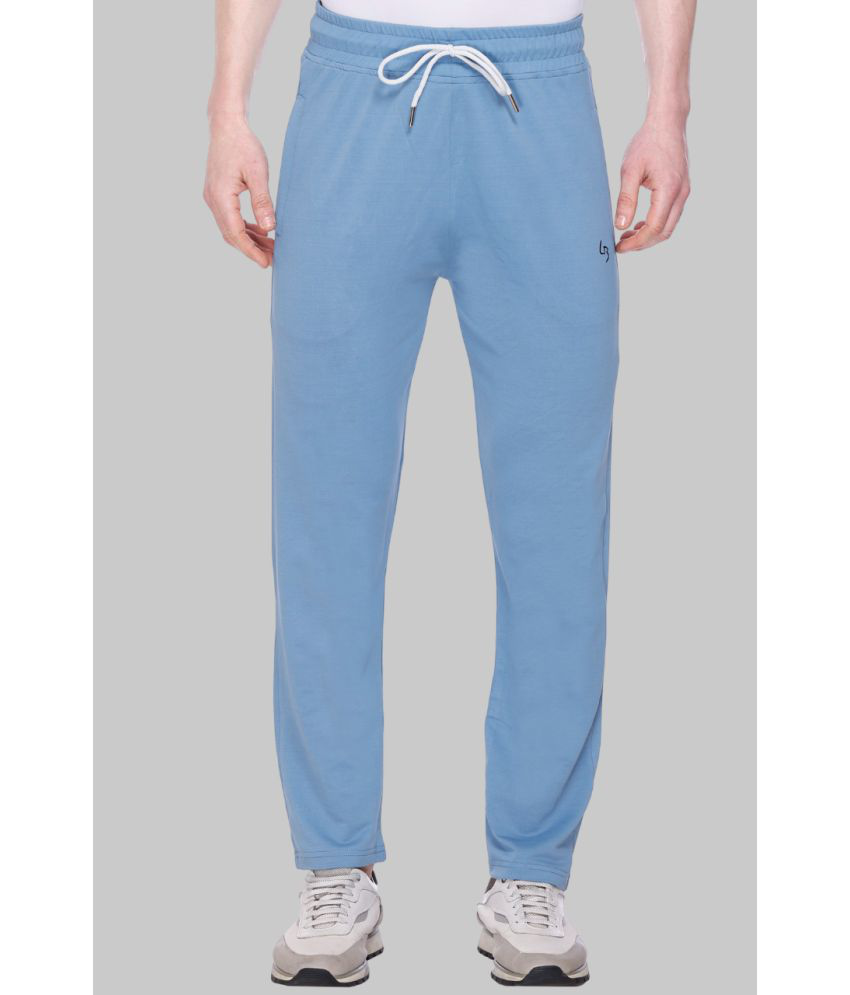     			LEEBONEE Sky Blue Polyester Blend Men's Trackpants ( Pack of 1 )