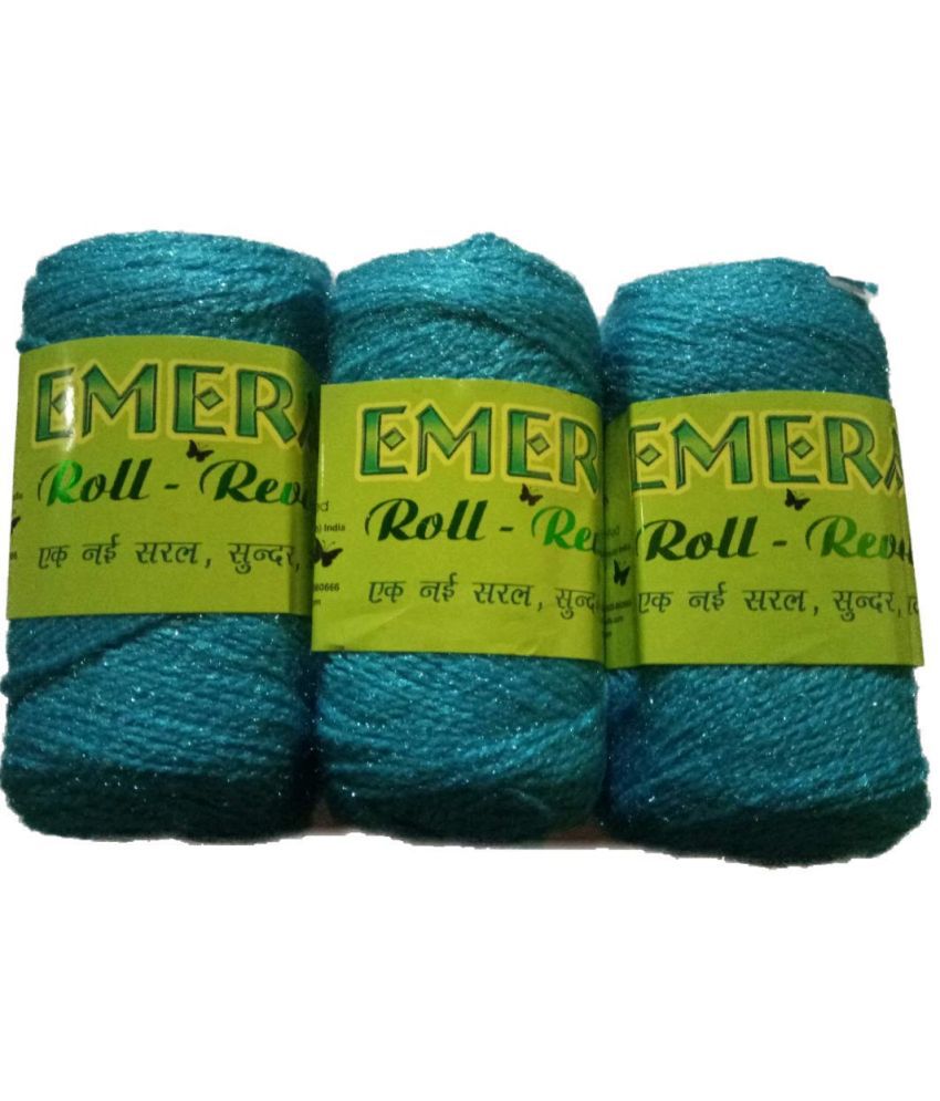     			NTGS Ganga acrowools Emerald Roll Revolution Shade no.70 I 4ply Soft Shaded Acrylic Yarn I Warm Hand Knitting Wool I Crochet Hook Needle Thread 200 GRM
