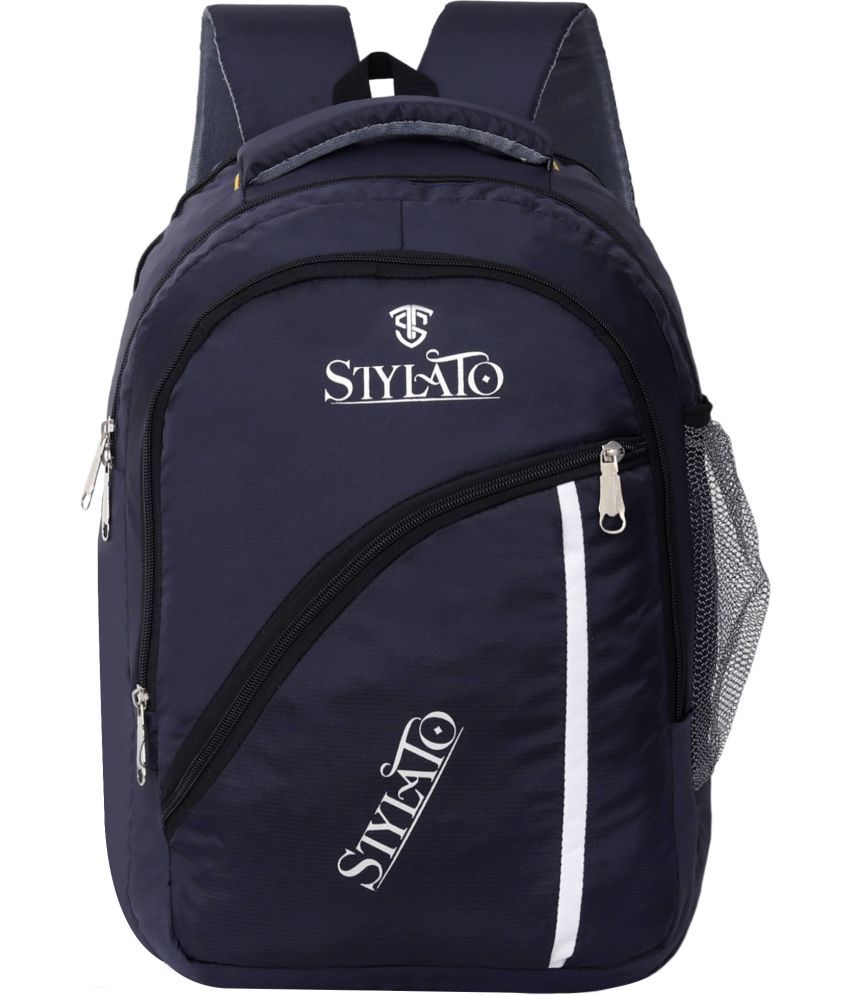     			STYLATO Blue Polyester Backpack ( 45 Ltrs )