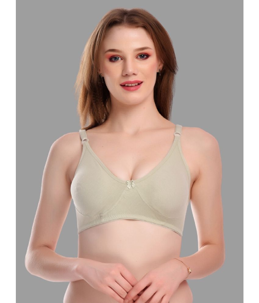     			Viral Girl Beige Cotton Non Padded Women's Everyday Bra ( Pack of 1 )