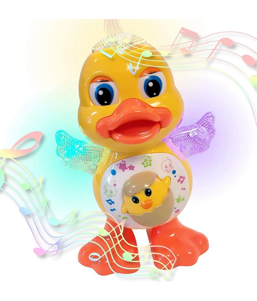     			WOW Toys - Delivering Joys of Life|| Dancing Duck Toy with Vibrant Light & Musical Effects, Multicolor, Pack of 1