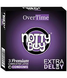 NottyBoy Over Time Extra Delay Long Lasting Condom - 3 Units
