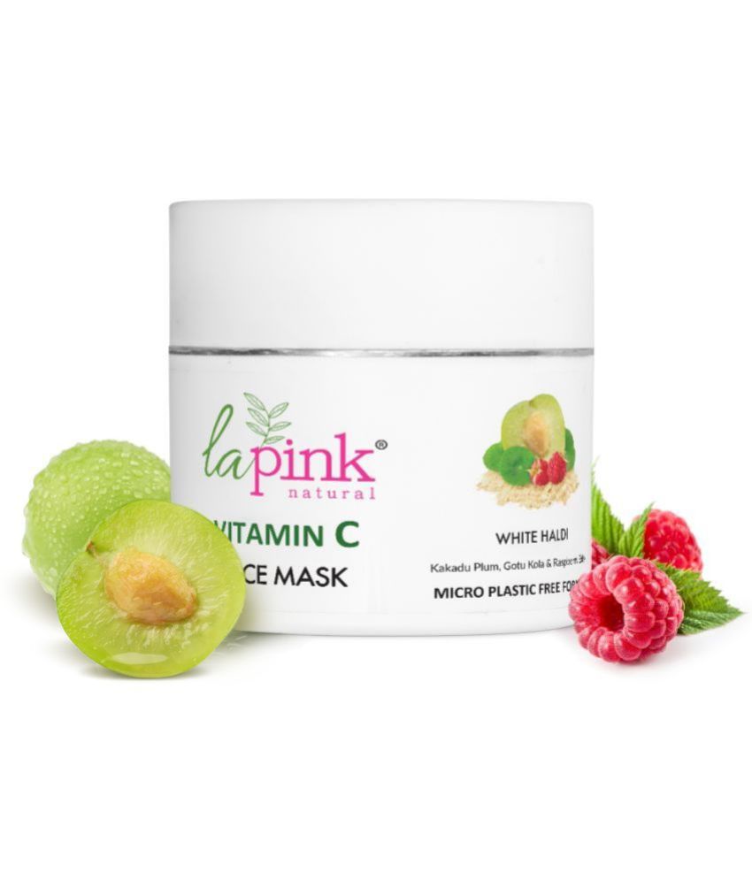     			La Pink Vitamin C Face Mask Pack 100% Microplastic Free Formula For Glowing Radiant Skin 100g