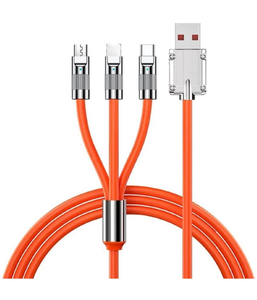     			Life Like Orange 5 A Multi Pin Cable 1.2 Meter