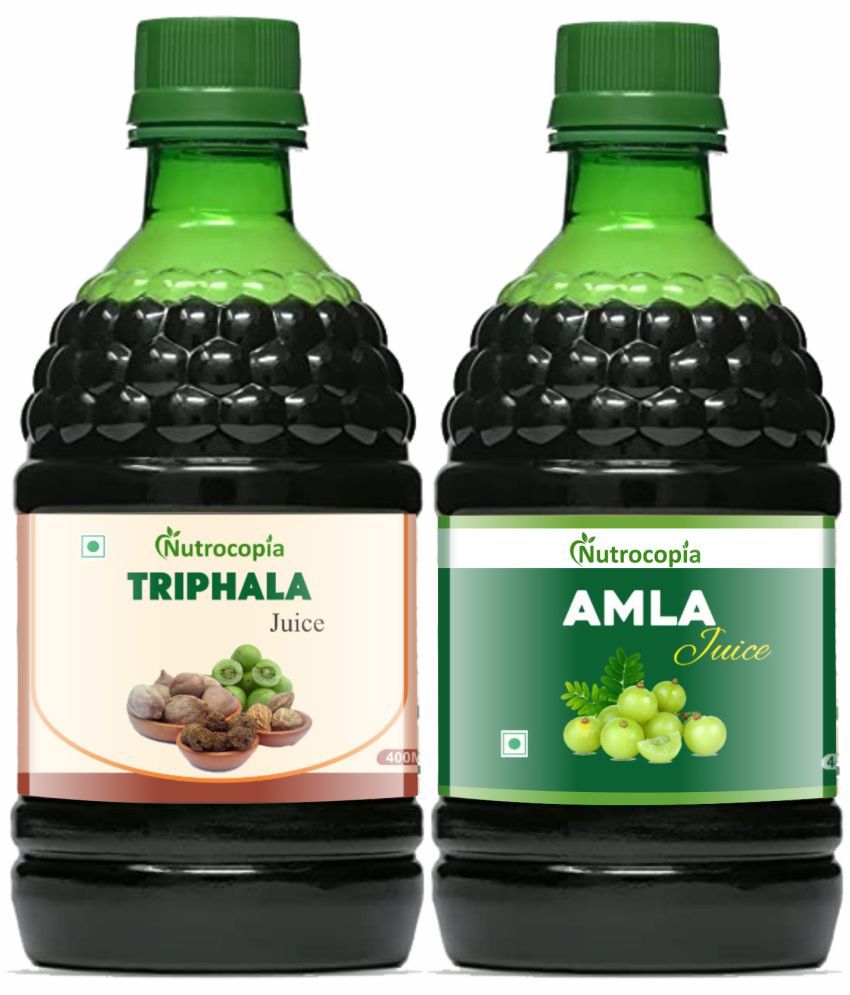     			NUTROCOPIA  Triphala & Amla  Vegetable Juice 800 ml Pack of 2